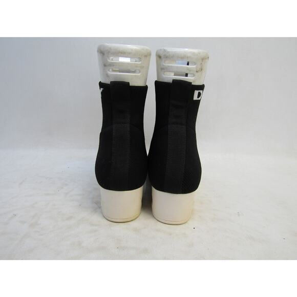 DKNY Womens Size 8 M Black Wedge Ankle Fashion Boots Bootie - Picture 7 of 11
